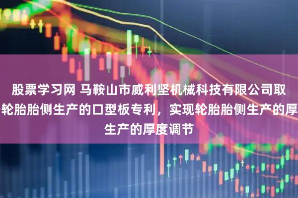 股票学习网 马鞍山市威利坚机械科技有限公司取得用于轮胎胎侧生产的口型板专利，实现轮胎胎侧生产的厚度调节